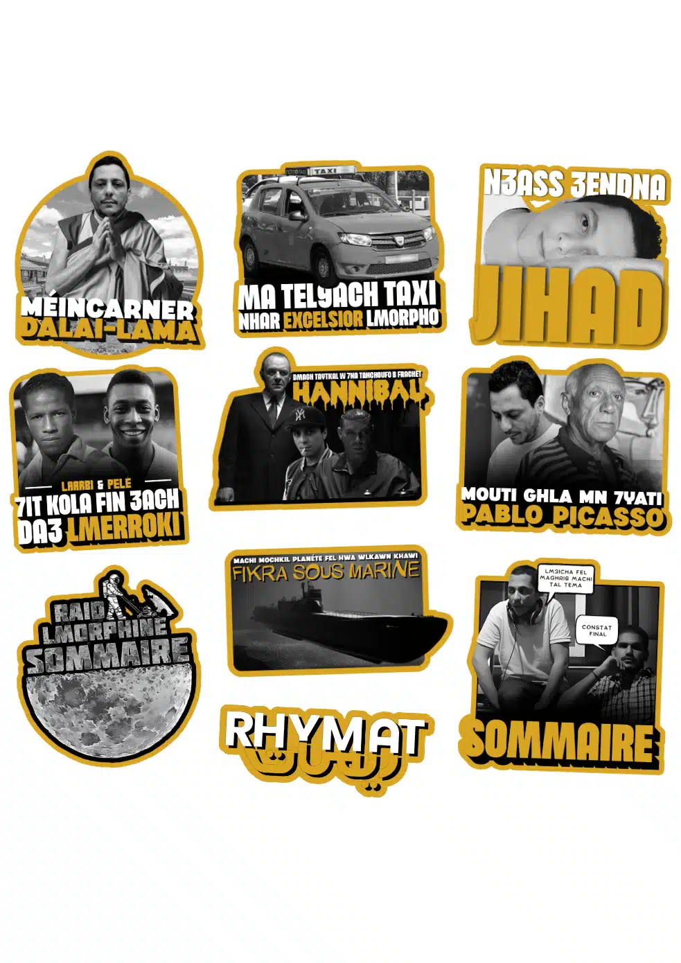 Stickers L'morphine Sommaire